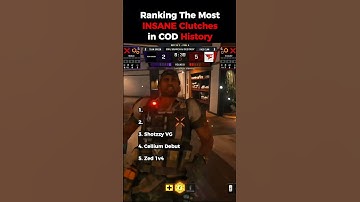 Ranking The Most INSANE Clutches in COD History