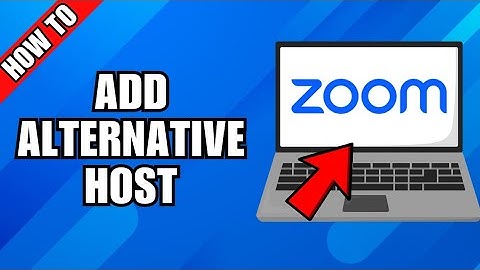 How To Add An Alternative Host To Zoom Meeting