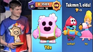 Dünya E-Spor Şampi̇yonu Ile Maçlar 1500 Kupa Spi̇ke Brawl Stars