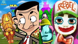 iGameMix👩‍🚒Mr Bean Subway Jungle Rush 🆚 Zoombie Jake Serious Subway Surfers Edinburgh👏KidPlay #260 screenshot 1