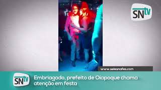 Prefeito de Oiapoque exagera na bebida e causa vexame em festa
