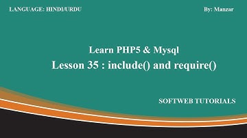 include vs require statement in php | php tutorial in hindi | urdu