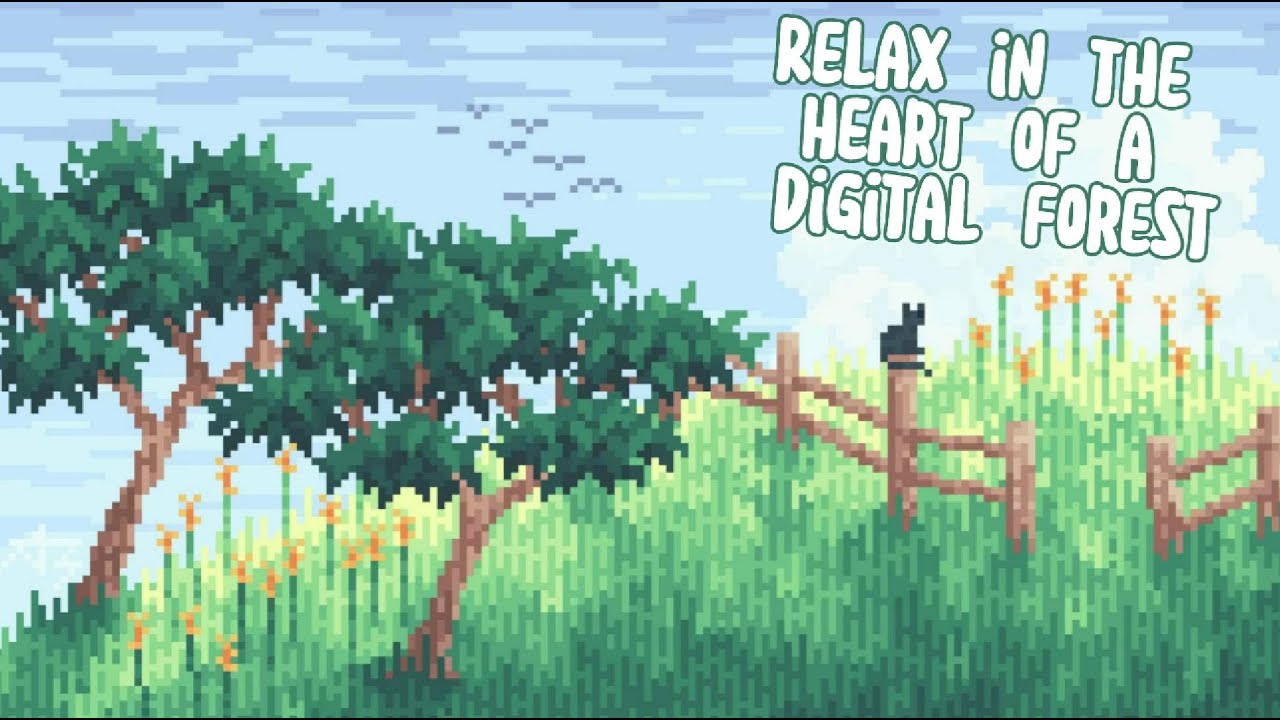 Relax in the Heart of a Digital Forest 🌄🎧 | Cozy Pixel Melodies
