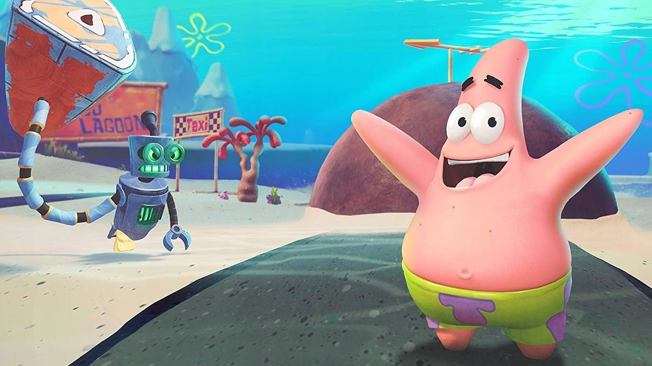 УНИЧТОЖАЮ РОБОТОВ ПЛАНКТОНА В /Sponge Bob battle for Bikini Bottom! 😃.