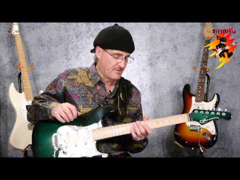 Tony Iommi Guitar Licks: Chromatic Pass Notes in B Minor (Part 1)