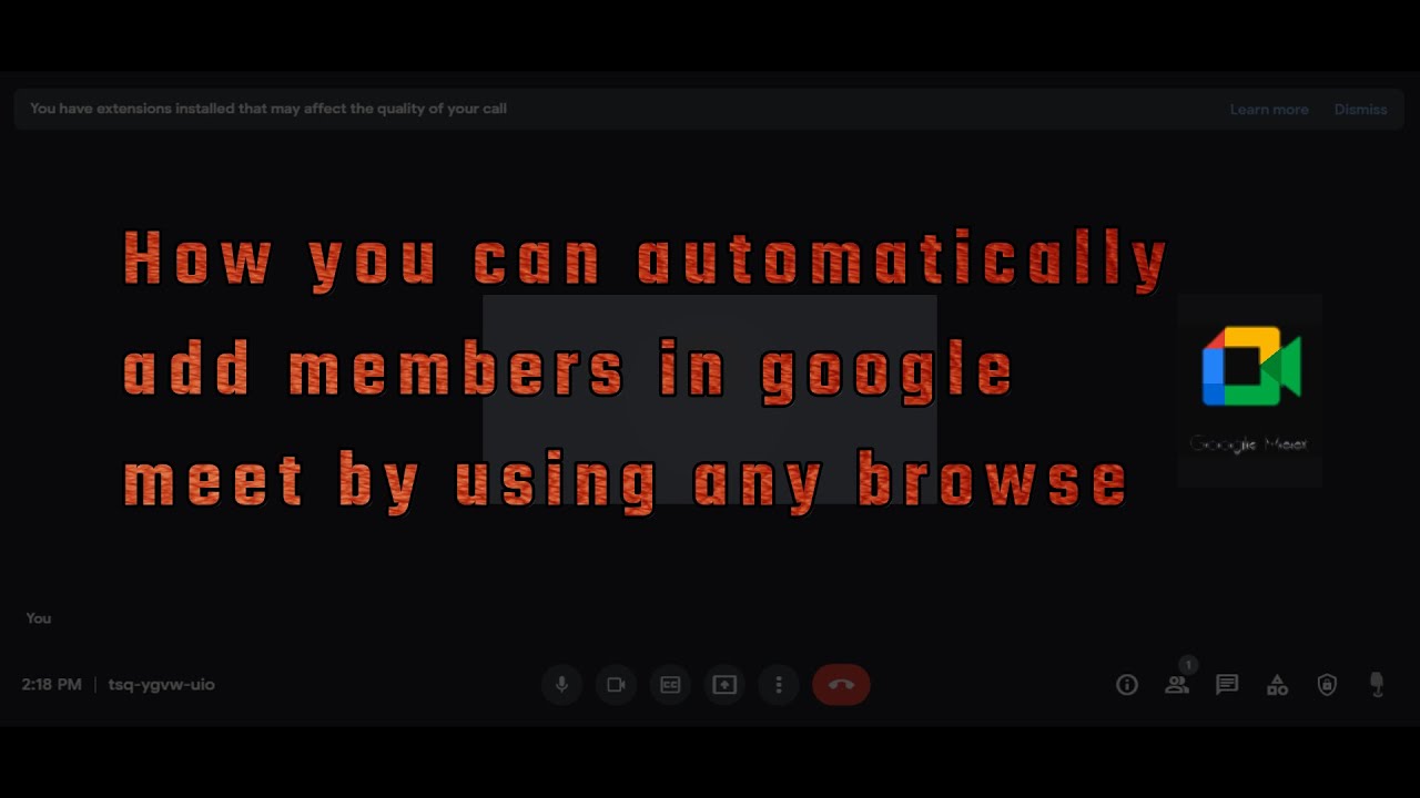 How you can automatically add members in google meet Auto Admit