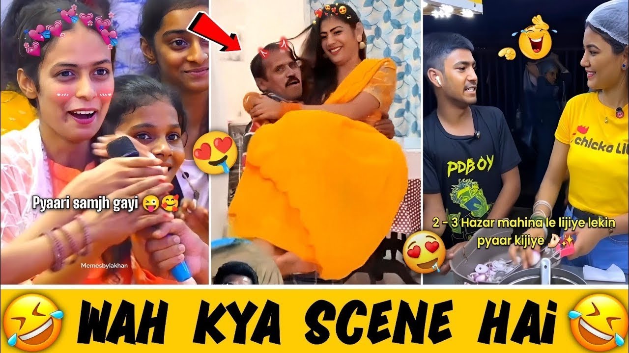 Wah Kya Scene Hai 😂 Try Not To Laugh 😅| Dank Indian memes | Trending memes | Latest Memes
