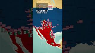 The Mexican–American War Every Day (1846-1848) in 1 minute using Maps