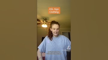 Learn How To Sign Clothing in ASL for Beginners | American Sign Language #shorts