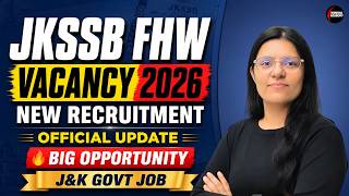 JKSSB Female Health Worker 2026 | बड़ी भर्ती आ गई 🔥 कौन भर सकता है Form?