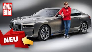 BMW 7er / i7 (2022) | Erster Check im rein elektrischen 7er | Sitzprobe mit Andreas Huber