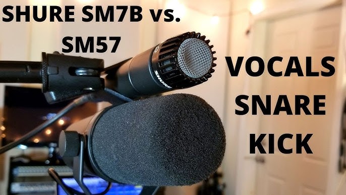 Shure SM7B Microphone Review & A/B Test vs SM58 