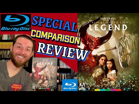 Legend Limited Edition Blu Ray Set Comparison Review & Unboxing, Arrow Video Ridley Scott 1985 Movie