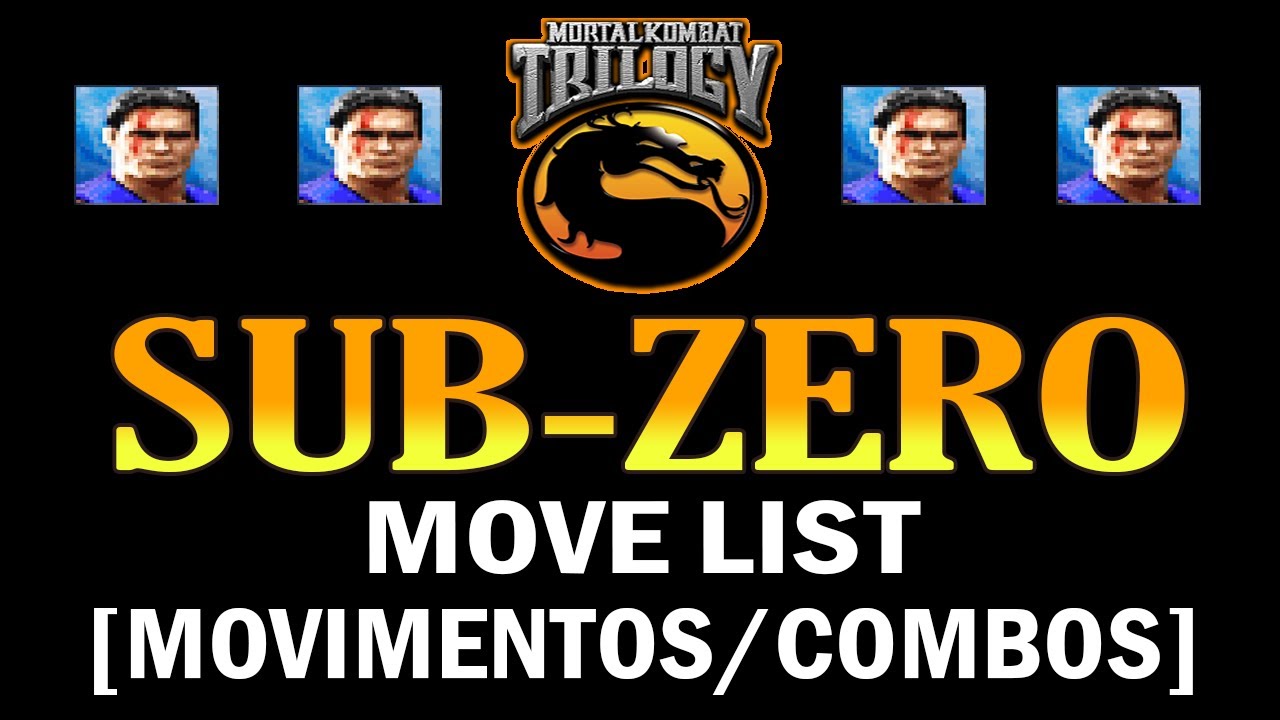 Mortal Kombat Trilogy (PS1) SubZero Move List