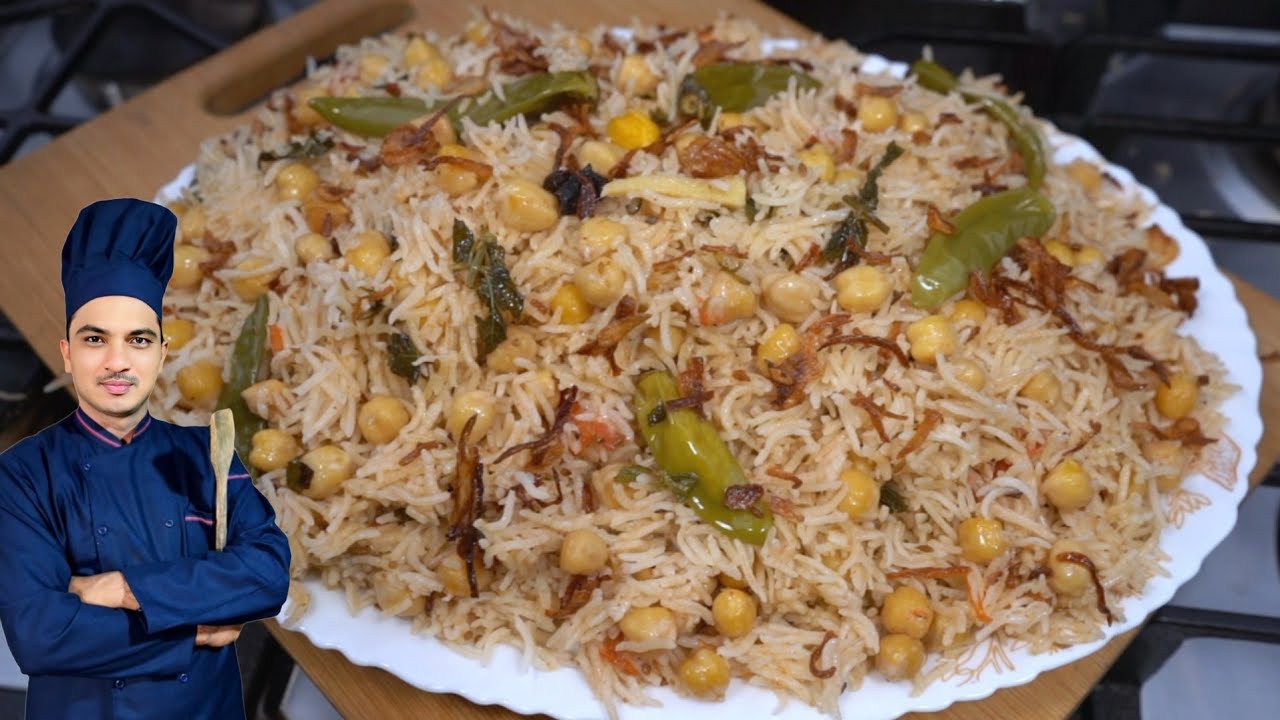 Chana Pulao Recipe By Chef M Afzal|Testy Chana Pulao Recipe|