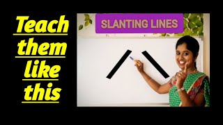 #shradhasclassroom  WRITING SKILLS- STROKES-slanting lines