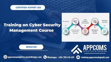 Cybersecurity Management Course | Appcoms Institute 2025