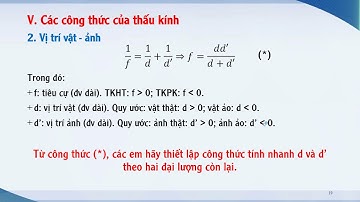 [Lý] Thấu kính | Trường Dự bị Đại học TP. Hồ Chí Minh