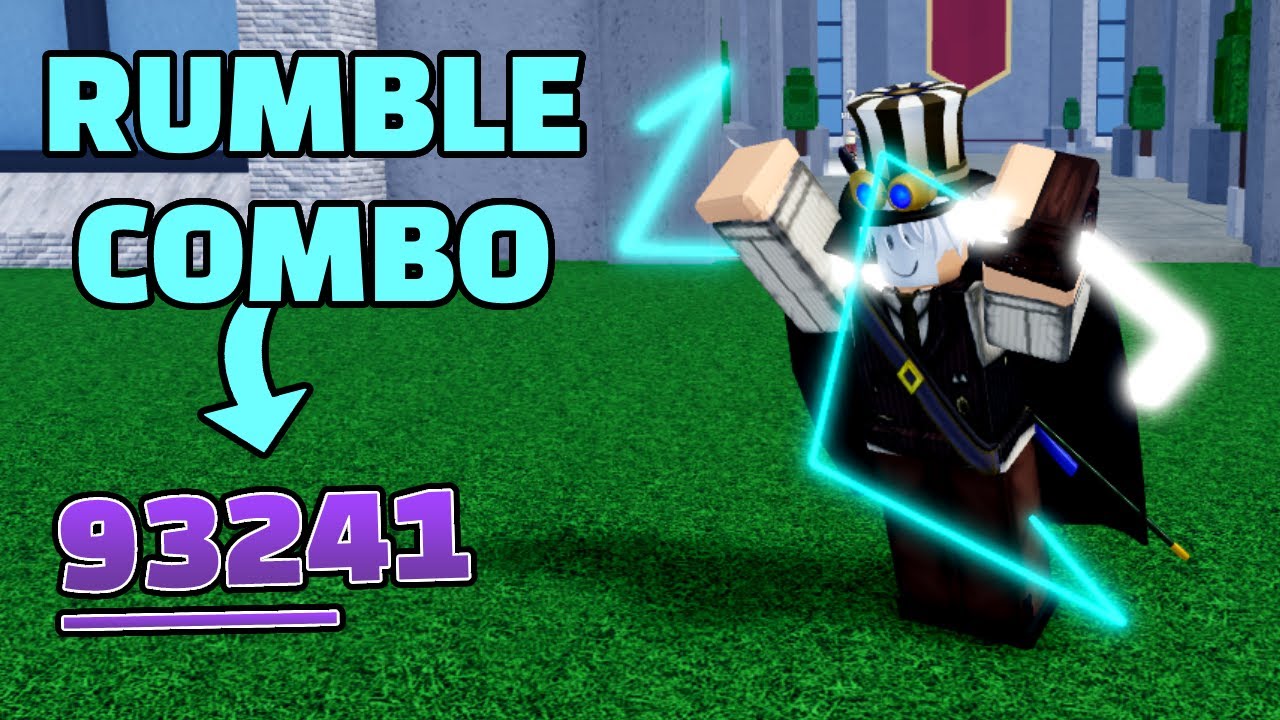 The Best Rumble Fruit Showcase And Pvp Combo In Blox fruit At