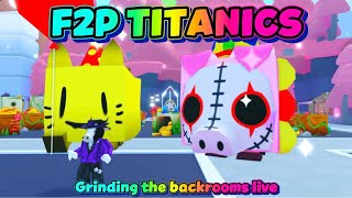 🚨 LIVE: NEW Backrooms Event + Boss Chest Grinding! (Pet Simulator 99) 😎