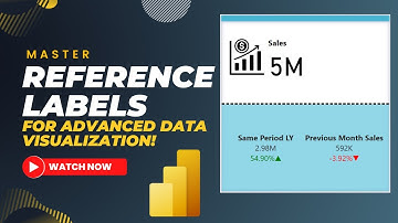 🚀 NEW - Reference Labels in Power BI | Step by Step Tutorial | MiTutorials