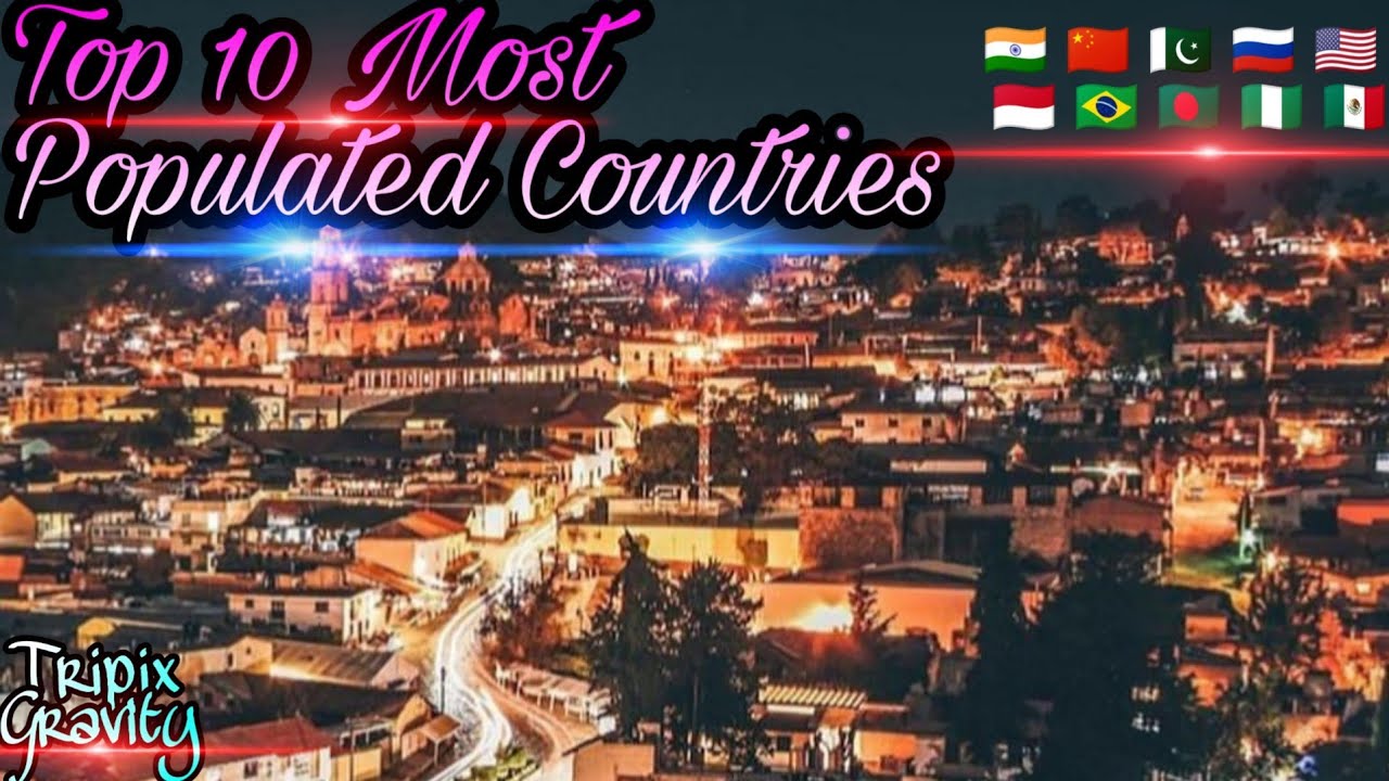 Top 10 Most Populated Countries In The World - YouTube