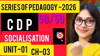 OSSTET,CTET-026|| & JT Pedagogy Series Set-04|| Socialisation Process Important Class by Sabat Mam||