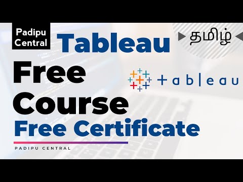 Free Tableau Course with Certificate