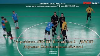 “Агробізнес-ДЮСШ” Волочиськ-2 - ДЮСШ Деражня - 13:7, (2009-2010), U-14, 7 тур, 22.01.2023