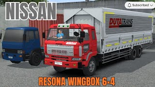 Mod BUSSID - NISSAN RESONA WINGBOX 6×4
