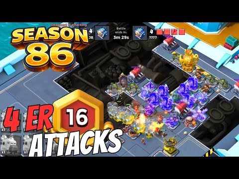 Reaching Rank 16 in Boom Beach: War Strategy Game Season 86