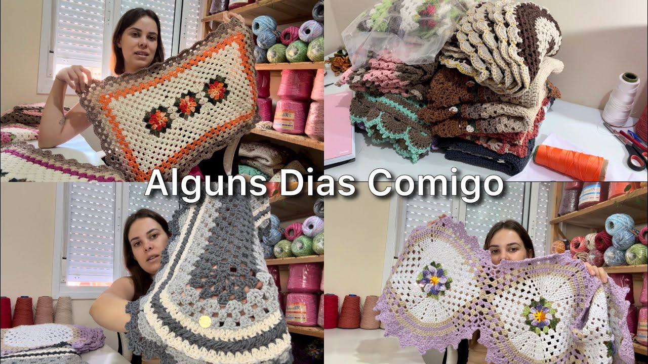 Minha Rotina no Ateliê: Produção, Bastidores e Muito Crochê 