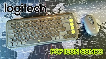 logitech Pop Icon Combo - Compact and Stylish Mechanical Keyboard and Mouse