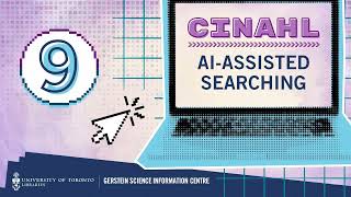 CINAHL Tutorial 9 - AI-assisted Searching (New interface)