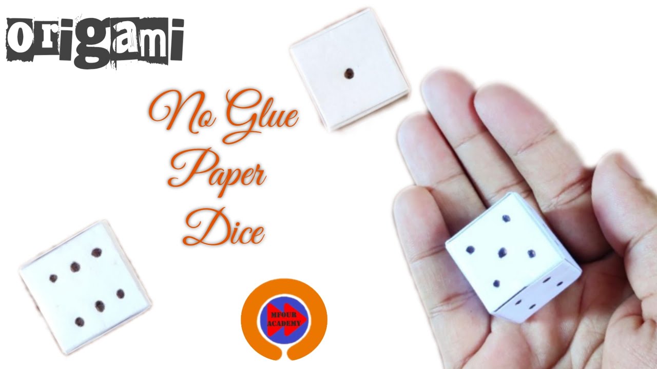 how-to-make-a-dice-using-paper-paper-dice-without-glue-origami