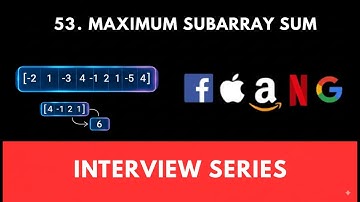 11. Maximum Subarray Sum || Leetcode || Interview Series - Telugu || @DSATeluguZone