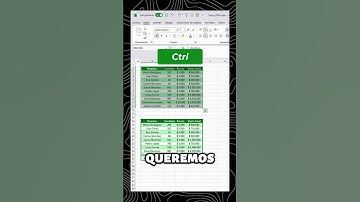 ¡3 Trucos RÁPIDOS para manejar tablas en Excel!  #excel #office #tutorial