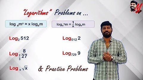 X Class - Real Numbers - Basic Problems in Logarithms - LM 263