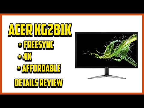 ✓ Acer KG281K Review: Affordable 4K FreeSync Gaming Monitor - YouTube