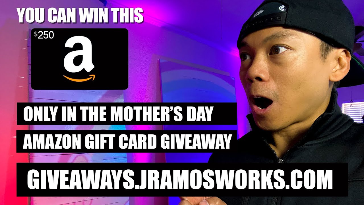 Mother's Day Amazon Gift Card Giveaway YouTube