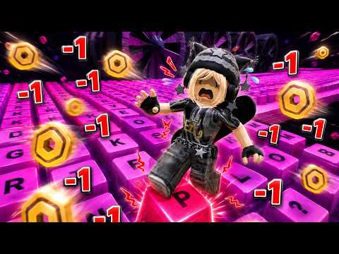 I Lose 1 Robux Every Time I Touch Pink 💸(I'm Broke 😭‼️)
