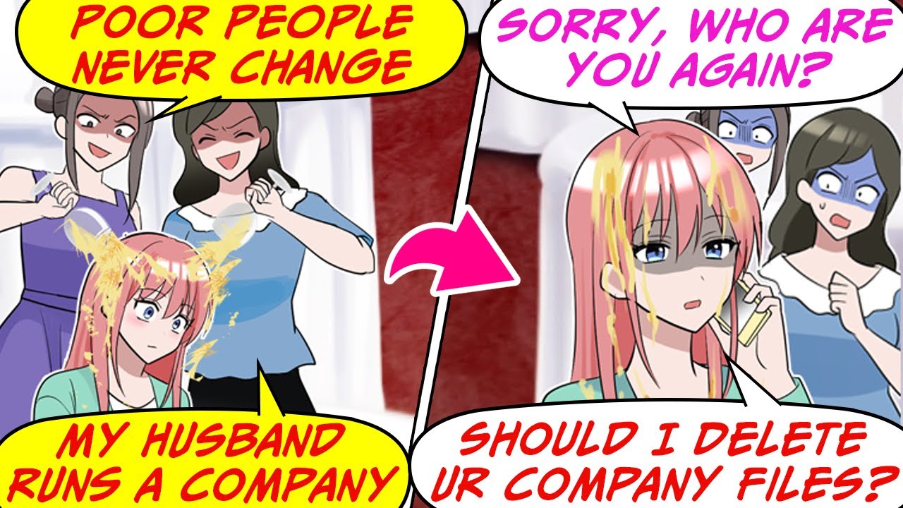 [Manga Dub] My wife's classmate mocked us, then Wife called as Chairman...!? [RomCom]