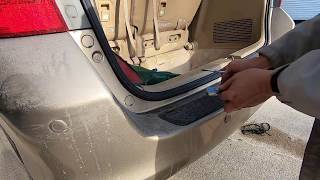 FnF124 Car 029 Rear Bumper Removal 2005 2010 Honda