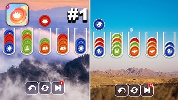 Sortscape - Water Sort Puzzle - Hyper Hybrid Casual - Gameplay Walkthrough (iOS & Android)