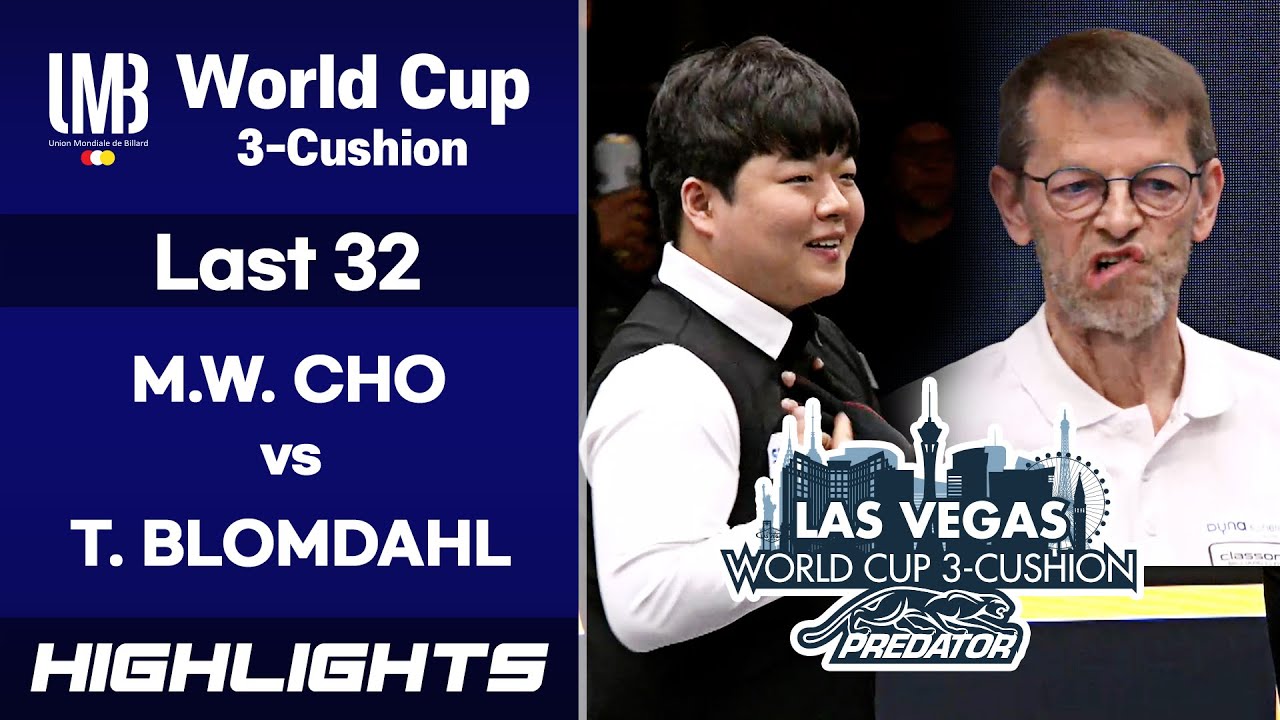 Last 32 - 조명우 Myung Woo CHO vs 토브욘 블롬달 Torbjorn BLOMDAHL. H/L