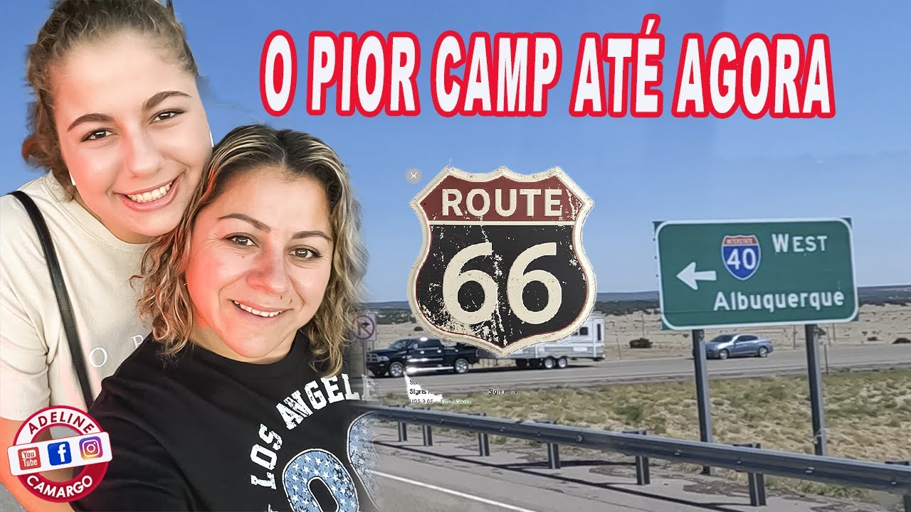 O pior camp até agora, vilarejo Tijeras próximo a Albuquerque a cidade mais populosa do Novo México