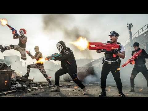 LTT Films : Hero Silver Flash Unleashes Tactical Fury On Viper Cartel Nerf Guns Crime Base