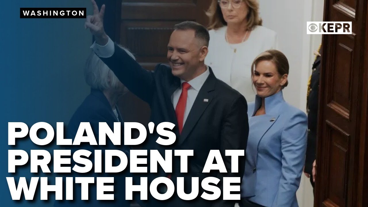'We're very much aligned,' Trump says as he welcomes Poland's president to White House
