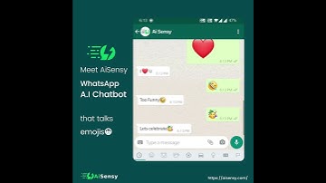 Build WhatsApp Chatbot With AiSensy : Emojis In Action