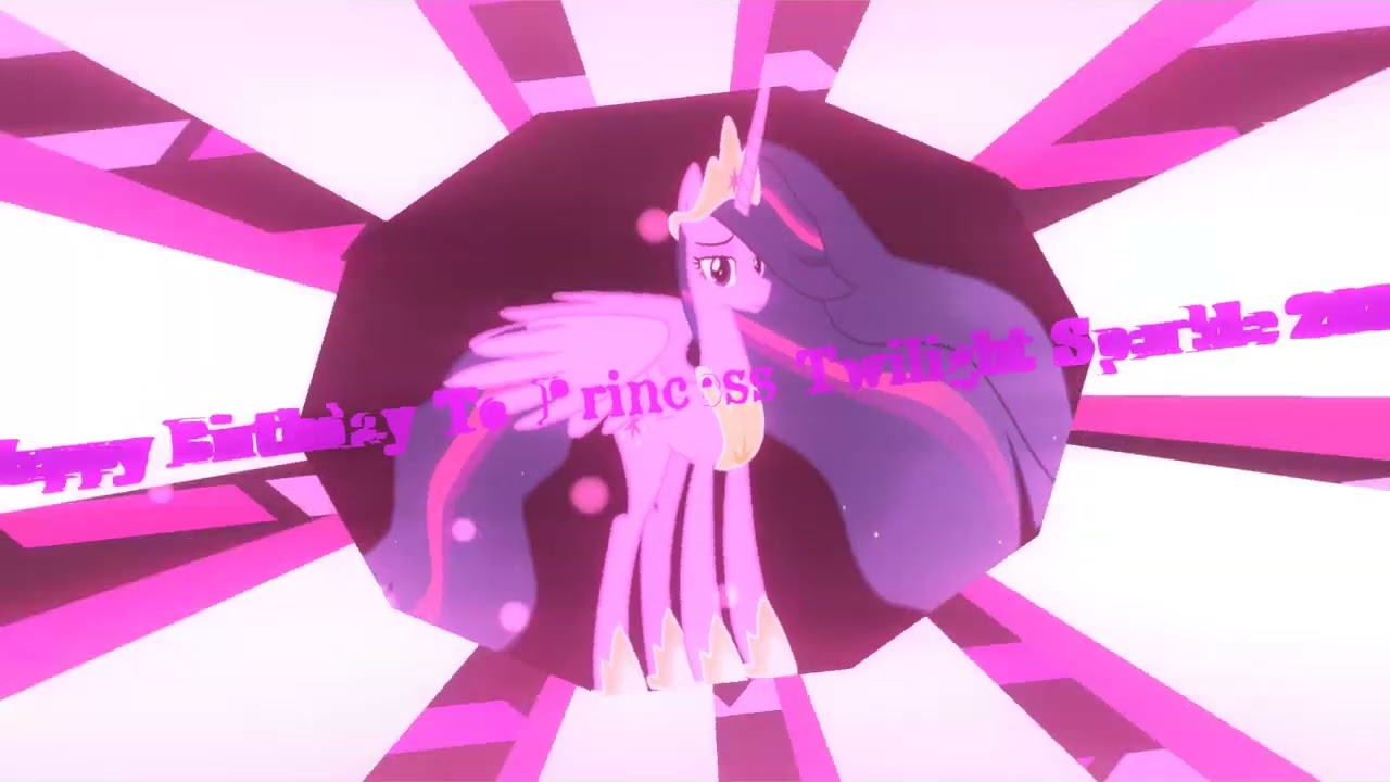 Happy Birthday To Princess Twilight Sparkle With Robchuckle And Friends 8TH October 2023! :D